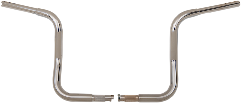 FAT BAGGERS INC. 1-1/4" EZ Install Round Top Handlebar - 12" - Chrome 903012