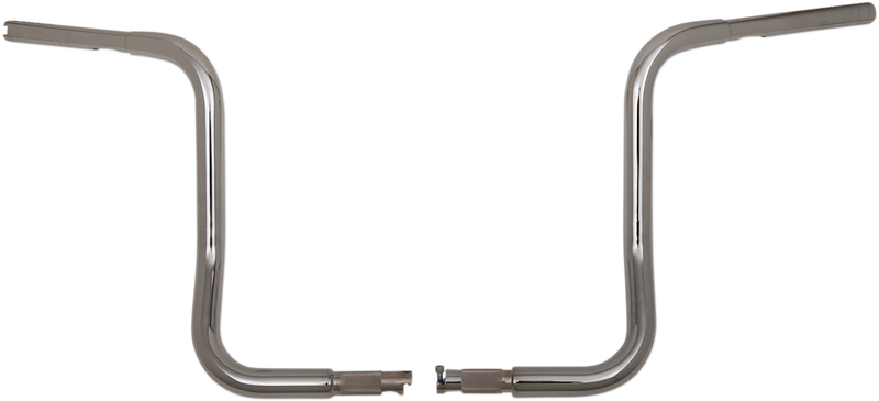 FAT BAGGERS INC. 1-1/4" EZ Install Round Top Handlebar - 14" - Chrome 903014