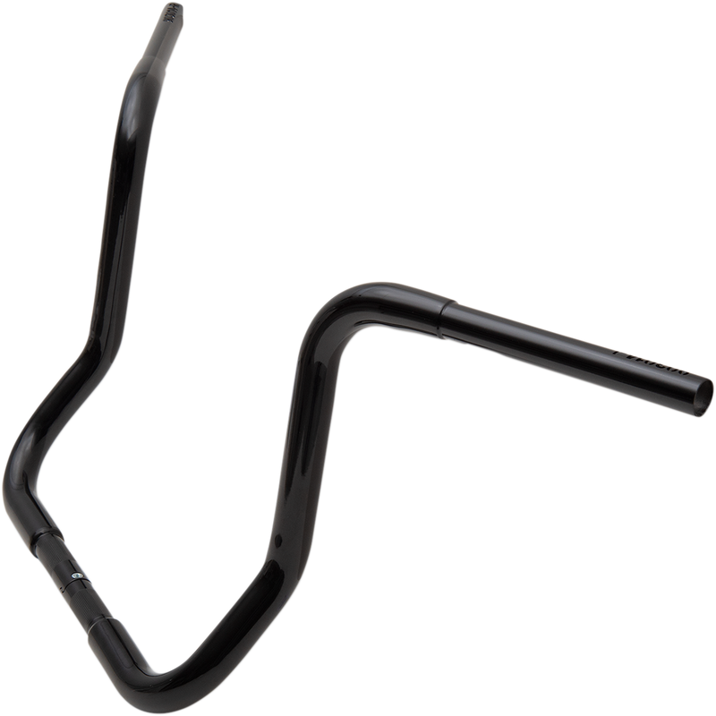 FAT BAGGERS INC. 1-1/4" EZ Install Round Top Handlebar - 14" - Black 903014-B