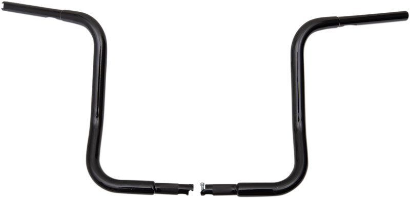 FAT BAGGERS INC. 1-1/4" EZ Install Round Top Handlebar - 14" - Black 903014-B