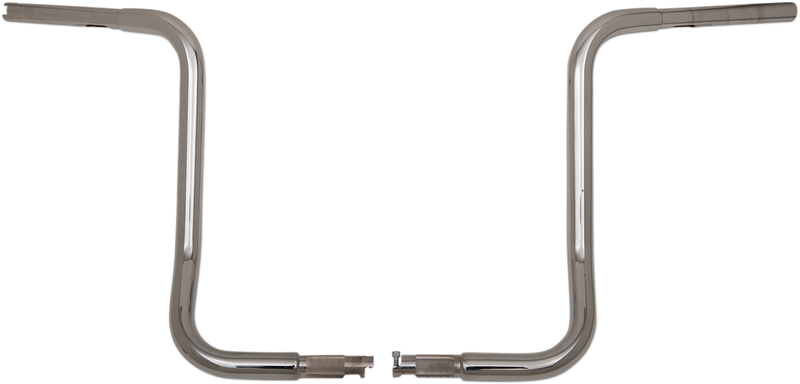 FAT BAGGERS INC. 1-1/4" EZ Install Round Top Handlebar - 16" - Chrome 903016