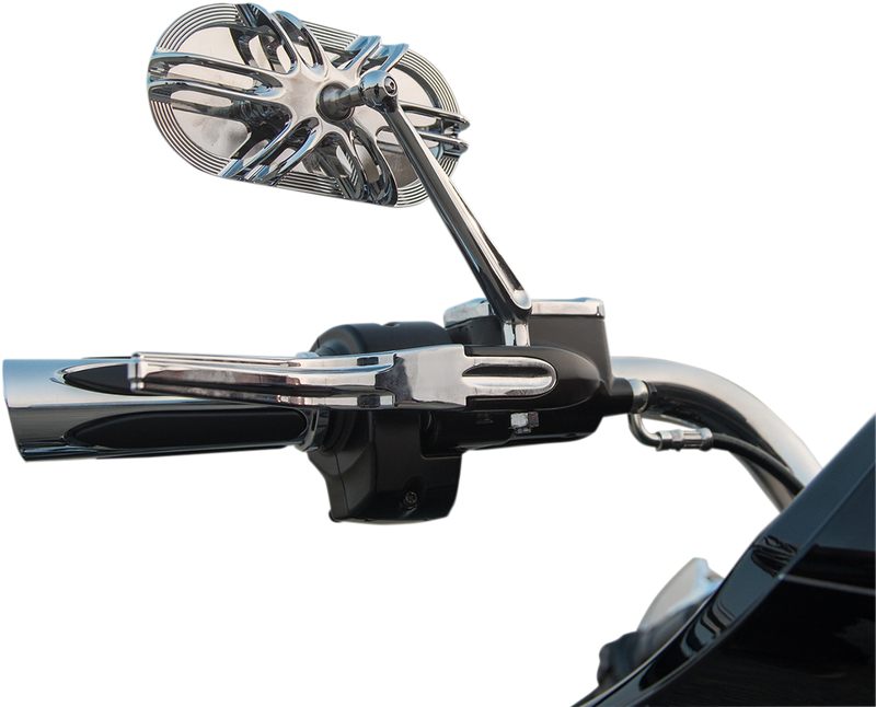 ARLEN NESS Mirror - Side View - Caged Series / 10 Gauge - Chrome - Right