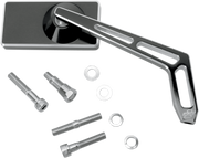 PRO-ONE PERF.MFG. Mirror - Weekend Warrior - Side View - 2 Tone/Cut-Out - Rectangle - Black - Right 102470B
