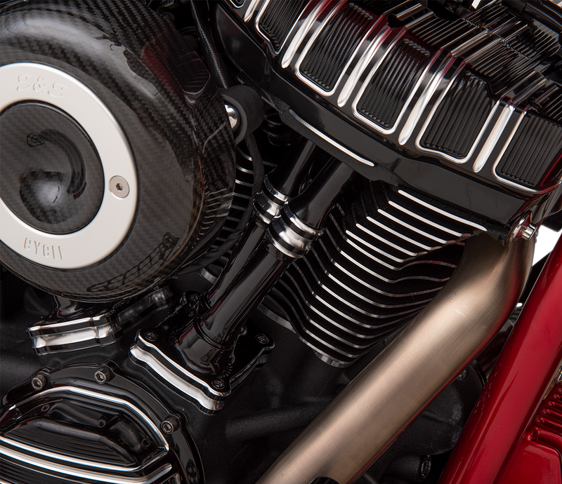 ARLEN NESS Pushrod Tube Cover Kit - 10 Gauge - Black/Chrome - M8