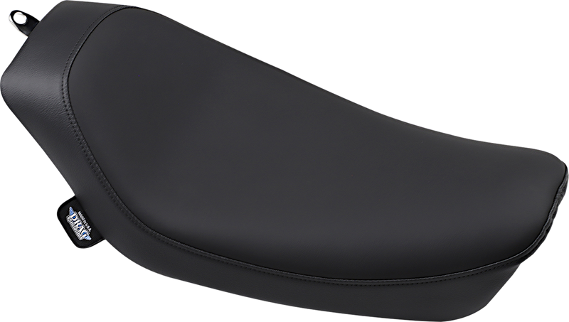 DRAG SPECIALTIES Low-Profile Smooth Solo Solar-reflective Leather Seat - Black - Dyna '96-'03