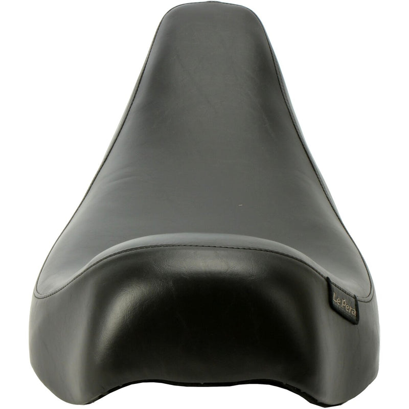 LE PERA Silhouette Solo Seat - Smooth - Black - Touring '02-'07