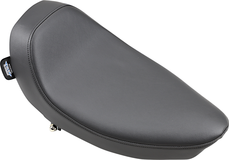 DRAG SPECIALTIES Low Profile  Solar-Reflective Leather Solo Seat - Black - FL / FX '58-'84
