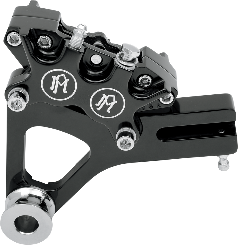 PERFORMANCE MACHINE (PM) 4-Piston Caliper - Rear - Contrast Cut* - 08-17 DYNA