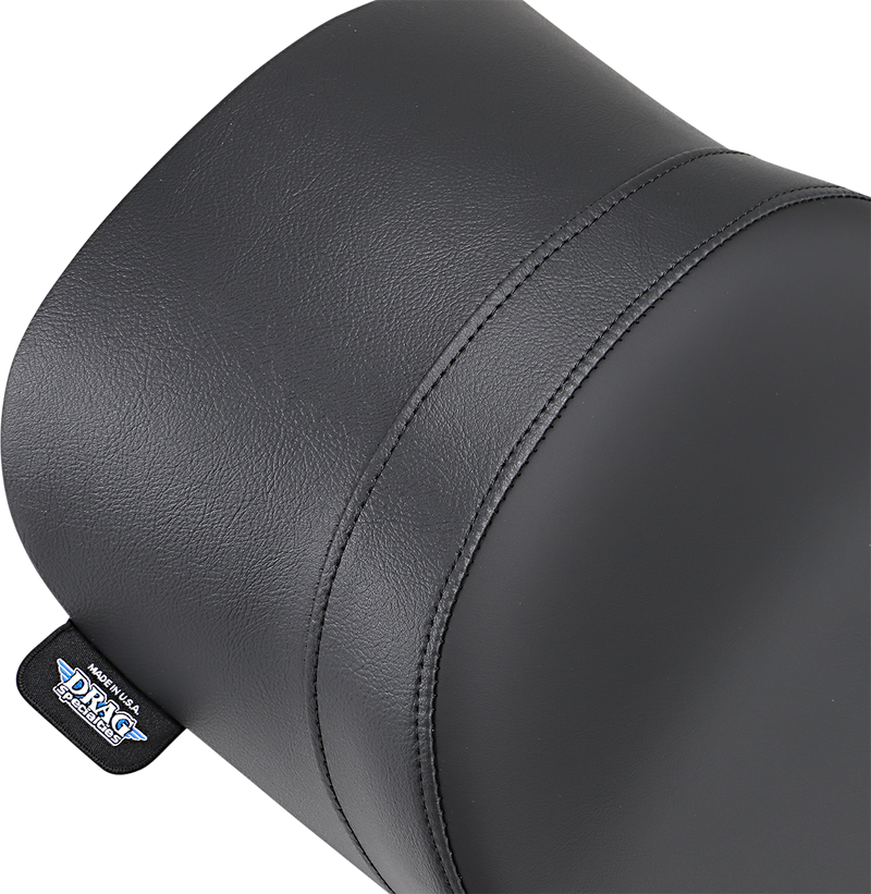 DRAG SPECIALTIES Low Profile Smooth Forward Positioning Solo Seat - Black - Touring '97-'07