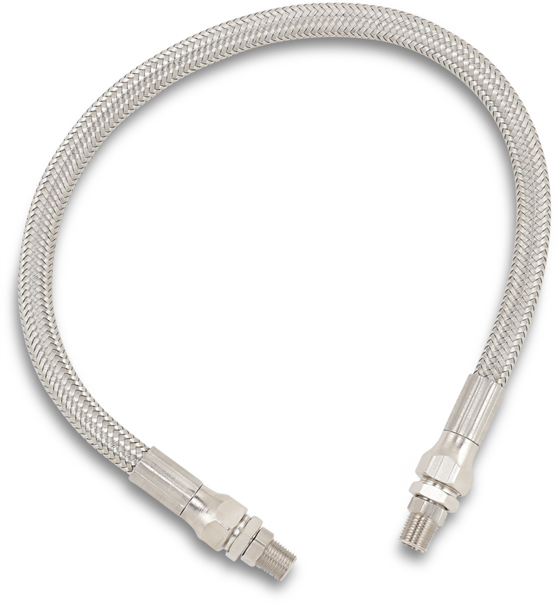 Drag Specialties Universal Oil Line - Stainless Steel - 17"