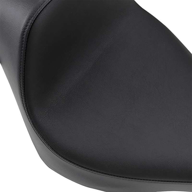 DRAG SPECIALTIES EZ-On Smooth Vinyl Solo Seat - Black - Softail '18-'22