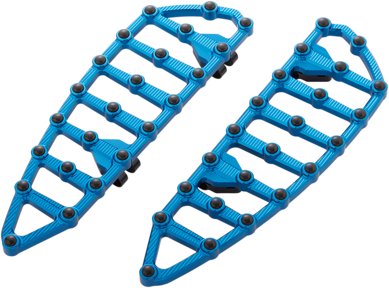 ARLEN NESS MX Billet Driver Floorboards - Blue