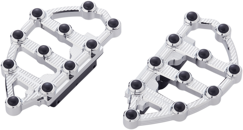 ARLEN NESS MX Billet Passenger Floorboards - Chrome