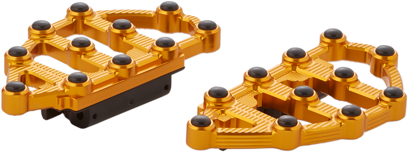 ARLEN NESS MX Passenger Floorboards - Gold - 1999-2020 TOURING, SOFTAIL MODELS