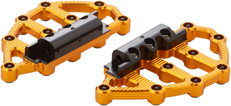ARLEN NESS MX Passenger Floorboards - Gold - 1999-2020 TOURING, SOFTAIL MODELS