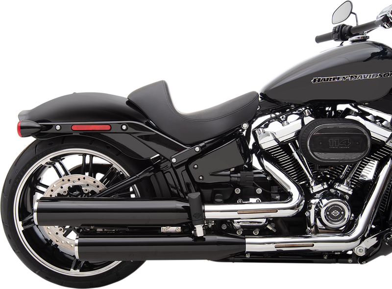 DRAG SPECIALTIES EZ-Solo Seat - Smooth - Solar-Reflective Leather - Softail '18-'22