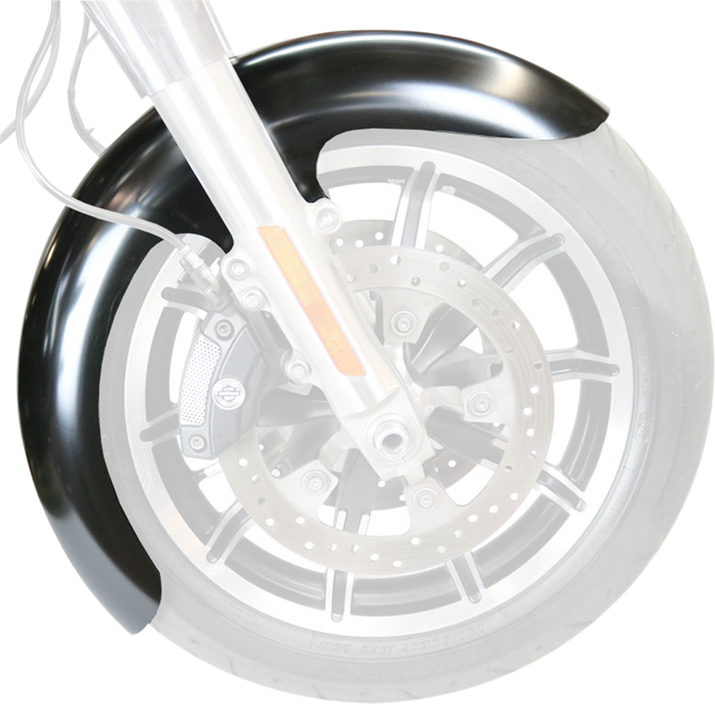 PAUL YAFFE BAGGER NATION Thicky Front Fender - 23" Wheel - With Satin Spacers PYO:THICKY23-13E-S