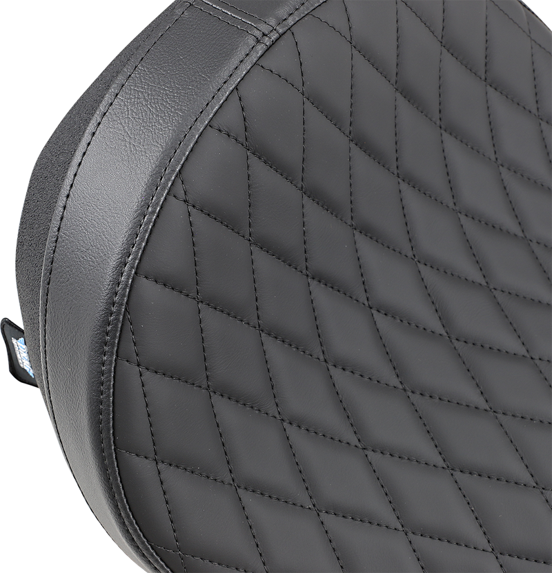 DRAG SPECIALTIES Low Solo Seat - Diamond Stitch - Black - Victory '03-'17