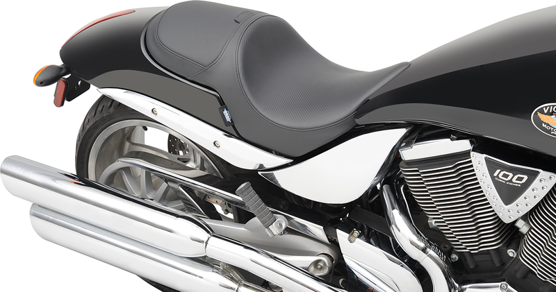 DRAG SPECIALTIES Predator Seat - Carbon Fiber - Hammer