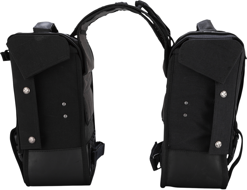 BURLY BRAND Throw-Over Saddlebag - Black