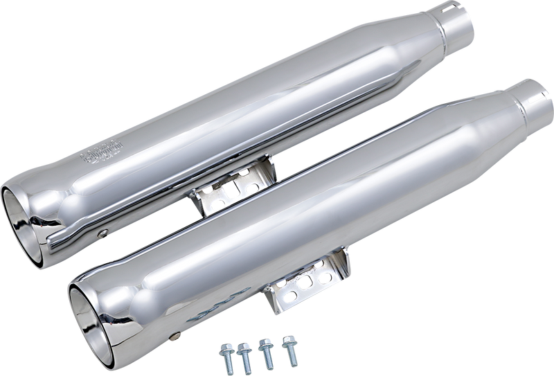 COBRA Neighbor Hater Mufflers - Chrome - '18-'23 Softail