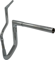 FAT BAGGERS INC. 1-1/4" EZ Install Flat Top Handlebar - 12" - Chrome 705012