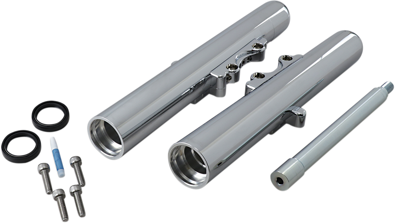 ARLEN NESS Dual-Disc Hot Legs Fork Legs - Chrome - Smooth - '08-'13 FLT