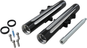 ARLEN NESS Dual-Disc Hot Legs Fork Legs - Deep Cut - '08-'13 FLT - Black Anodized