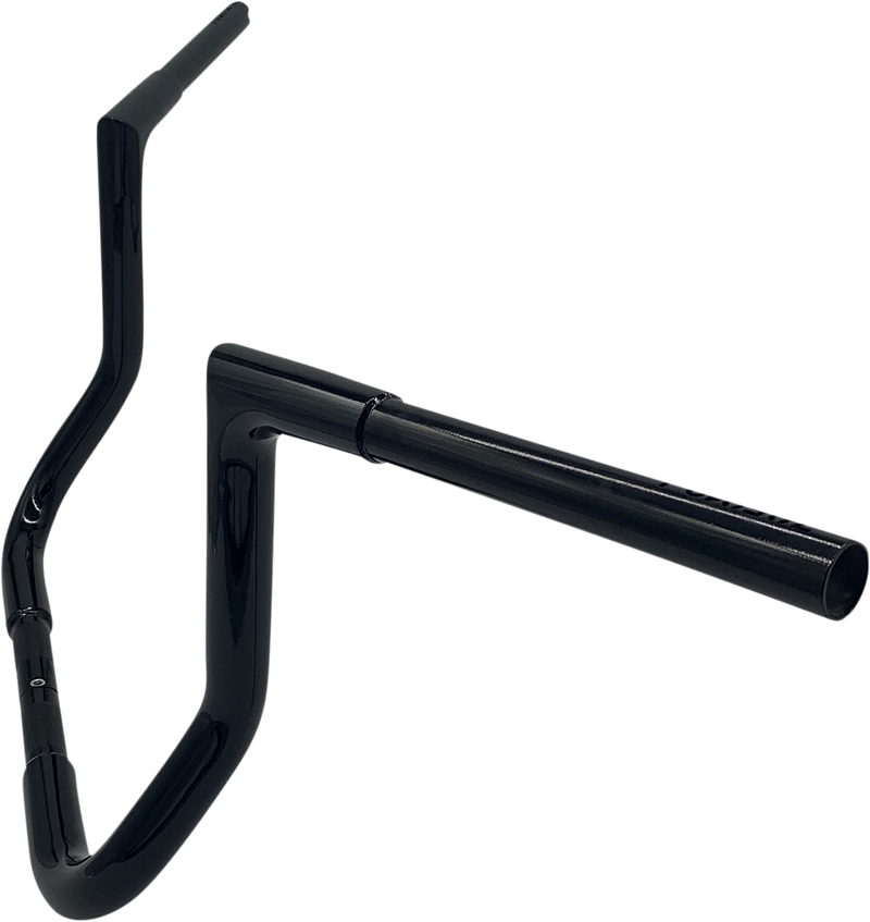 FAT BAGGERS INC. 1-1/4" EZ Install Flat Top Handlebar - 12" - Black 705012-B