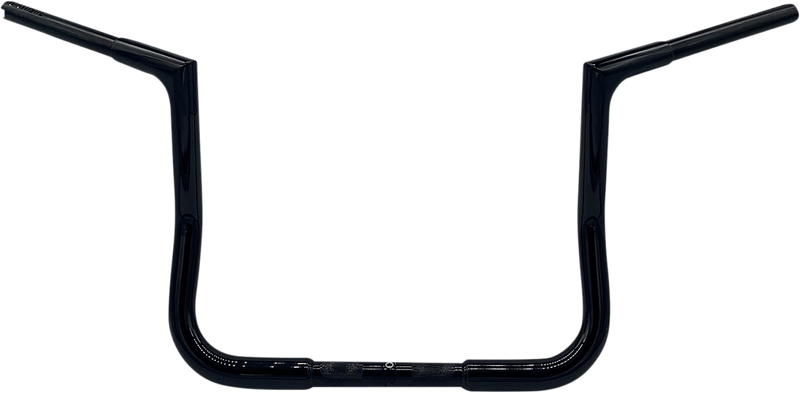 FAT BAGGERS INC. 1-1/4" EZ Install Flat Top Handlebar - 12" - Black 705012-B