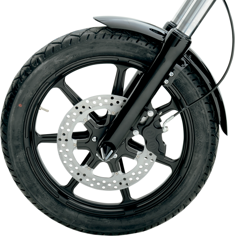 PERFORMANCE MACHINE (PM) 4-Piston Caliper - Front Left - Black Ops* - 11.5" - '00-'17