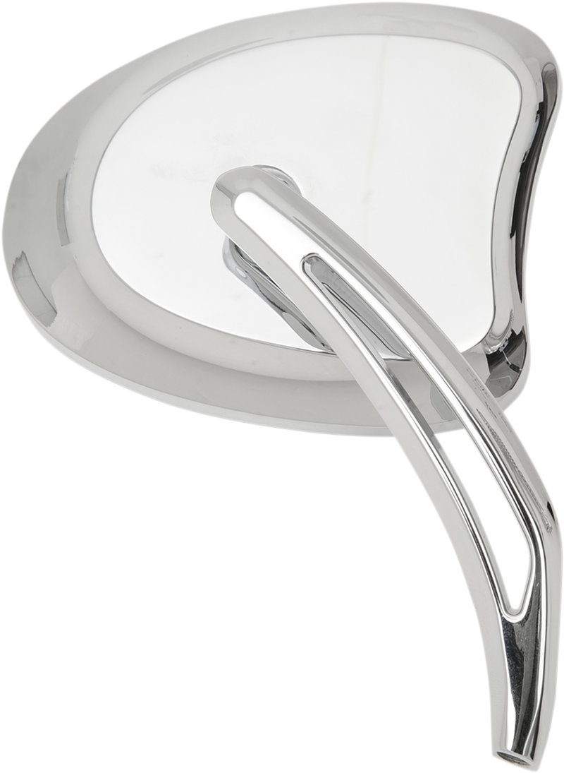 DRAG SPECIALTIES Replacement Short Stem Touring Mirrors  Set - Chrome