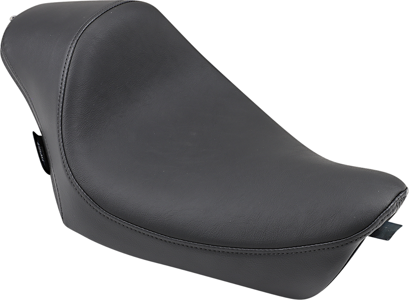 DRAG SPECIALTIES Cafe Style Smooth Solo Vinyl Seat - Black - Sportster '10-'22
