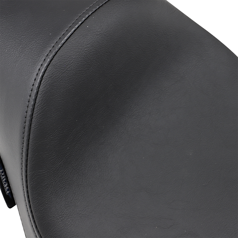 DRAG SPECIALTIES Cafe Style Smooth Solo Vinyl Seat - Black - Sportster '10-'22