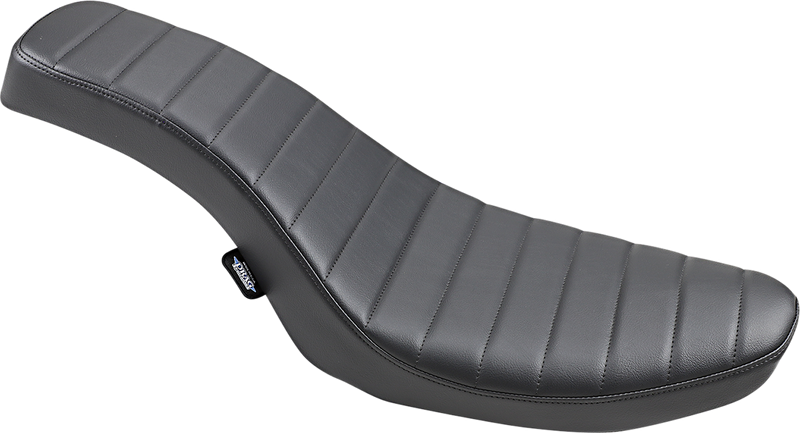 DRAG SPECIALTIES Spoon Style Classic Stitch Vinyl Seat - Black - FL / FX '58-'84