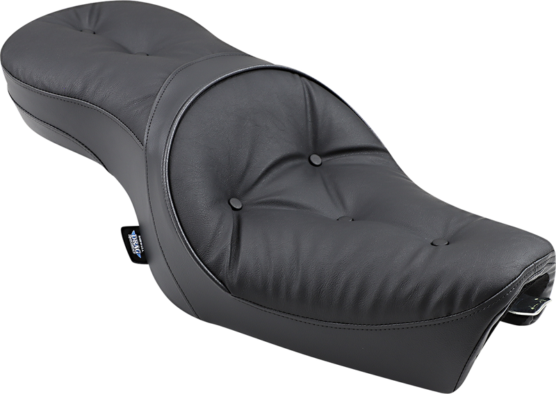 DRAG SPECIALTIES Low Profile Pillow Vinyl Seat - Black - Sportster '04-'22