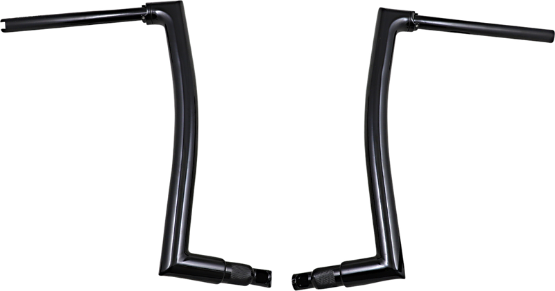 FAT BAGGERS INC. 1-1/2" EZ Install Flat Top Handlebar - 16" - Black 606016-B