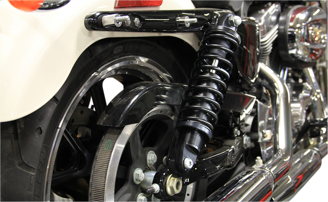 LEGEND SUSPENSION REVO-A Adjustable Coil Suspension - Black - Standard - 12" - '02-'22 SPORTSTER MODELS