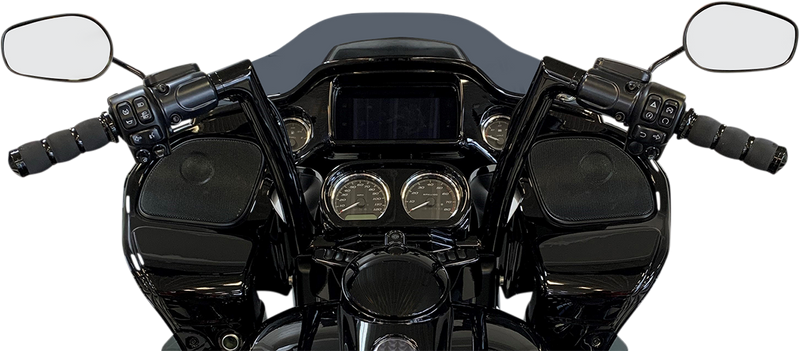 FAT BAGGERS INC. 1-1/2" EZ Install Flat Top Handlebar - 12" - Black 606012-B