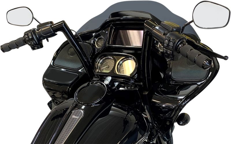 FAT BAGGERS INC. 1-1/2" EZ Install Flat Top Handlebar - 12" - Black 606012-B