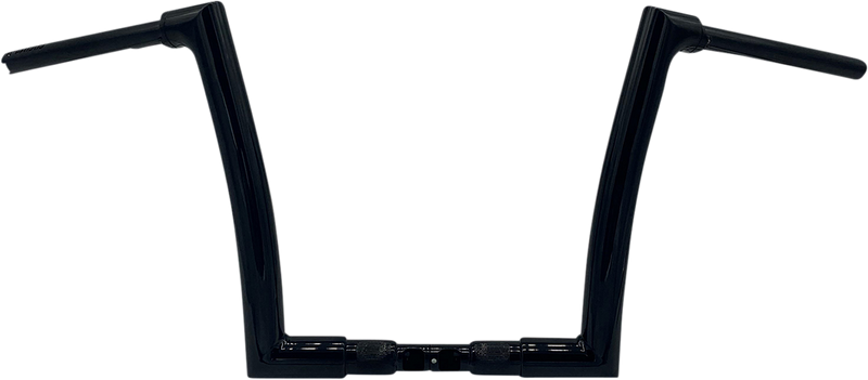 FAT BAGGERS INC. 1-1/2" EZ Install Flat Top Handlebar - 12" - Black 606012-B