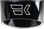 KHROME WERKS Replacement End Cap - Edge - 4-1/2" - Black 200714P