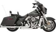 KHROME WERKS 2-into-2 Dominator Exhaust System - Chrome - '09-'16 FL - With 4-1/2" Muffler 200630