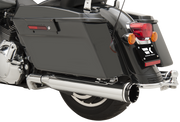 KHROME WERKS 2-into-2 Dominator Exhaust System - Chrome - '09-'16 FL - With 4-1/2" Muffler 200630