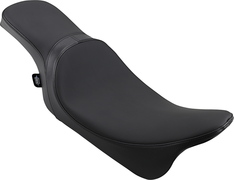 DRAG SPECIALTIES Predator 2-Up Smooth Solar-reflective Leather Seat - Black - Touring '08-'23