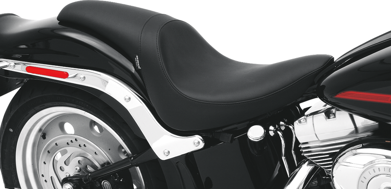 DRAG SPECIALTIES Predator Smooth Vinyl Seat - Black - Softail '06-'17