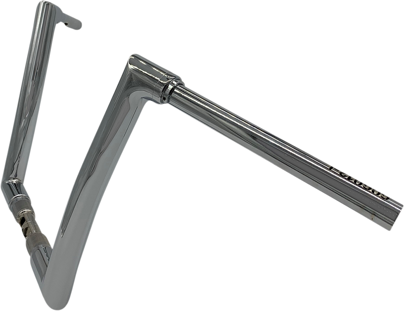 FAT BAGGERS INC. 1-1/2" EZ Install Flat Top Handlebar - 12" - Chrome 606012