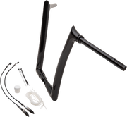 FAT BAGGERS INC. Handlebar Kit - Pointed Top - 14" - Black 809314-B