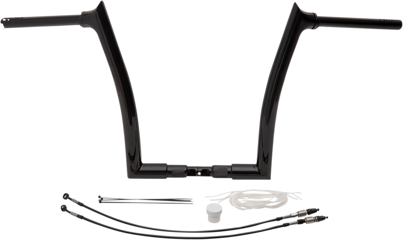 FAT BAGGERS INC. Handlebar Kit - Pointed Top - 14" - Black 809314-B