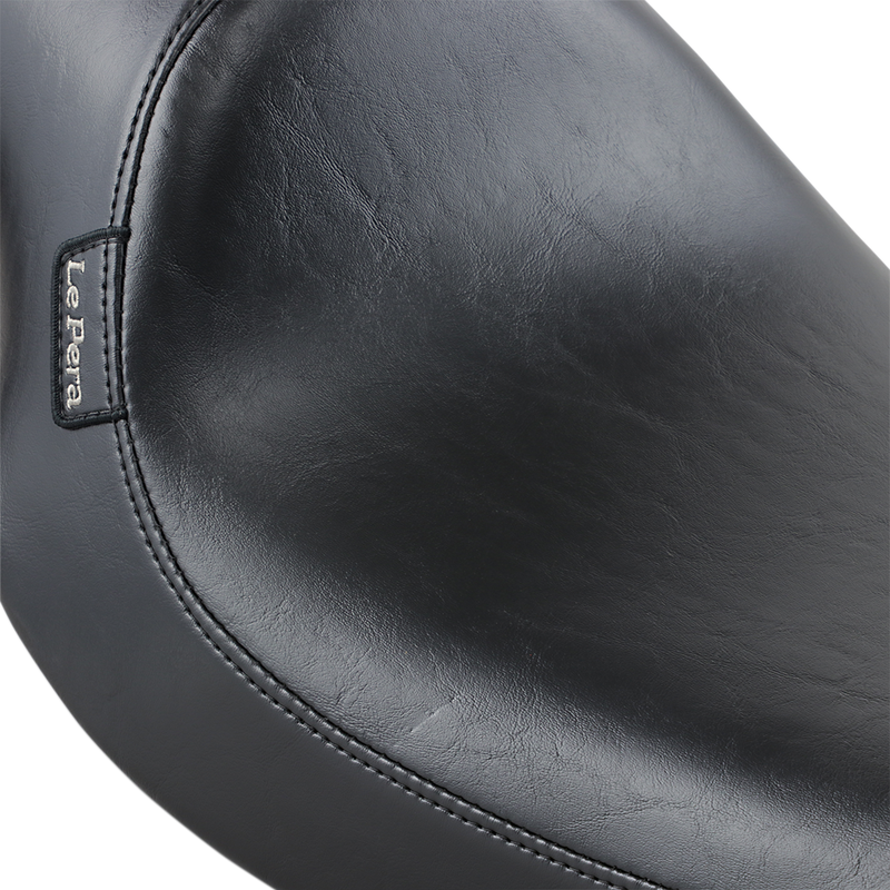 LE PERA Silhouette Full-Length Seat - Smooth - Black - Dyna '91-'95